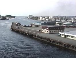 Haugesund as seen from the ferry